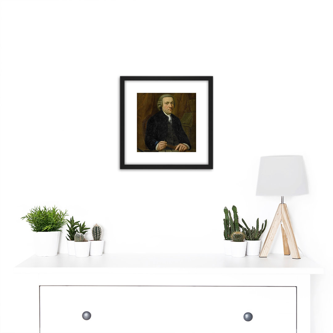 Portrait Barend Goudriaan Ariesz by Cornelis Van Cuylenburgh - Single Picture Frame Painting