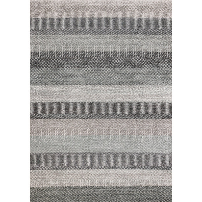 Tapis gris et taupe 5 pi x 8 pi
