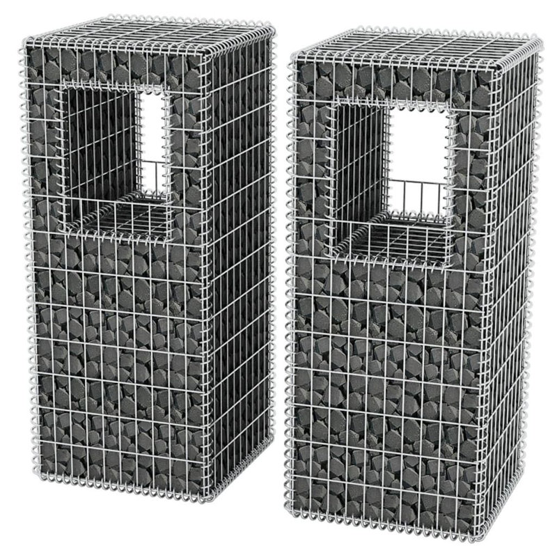 Mahaffie Metal Planter Box, H120 x W50 x D50cm, 2