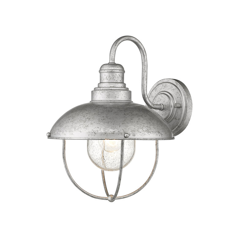 Luminaire de grange d'extérieur 14 po Bilger, Galvanisé