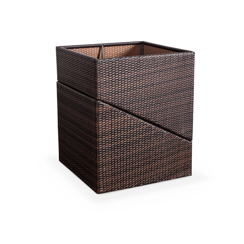 Trinette 2 Seater Rattan Conversation Set, Brown