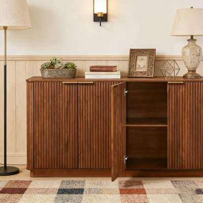Buffet 63 "à rayures verticales avec rangement