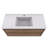 Azden 60" Wall-Mounted Single Bathroom Vanity Set-1067530185