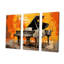 «Orange Piano Modernist», ensemble de reproductions d'art mural-107760812-107760813
