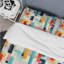 Contemporary Abstraction - Ensemble de housse de couette géométrique - Polyester microfibre-2028227462
