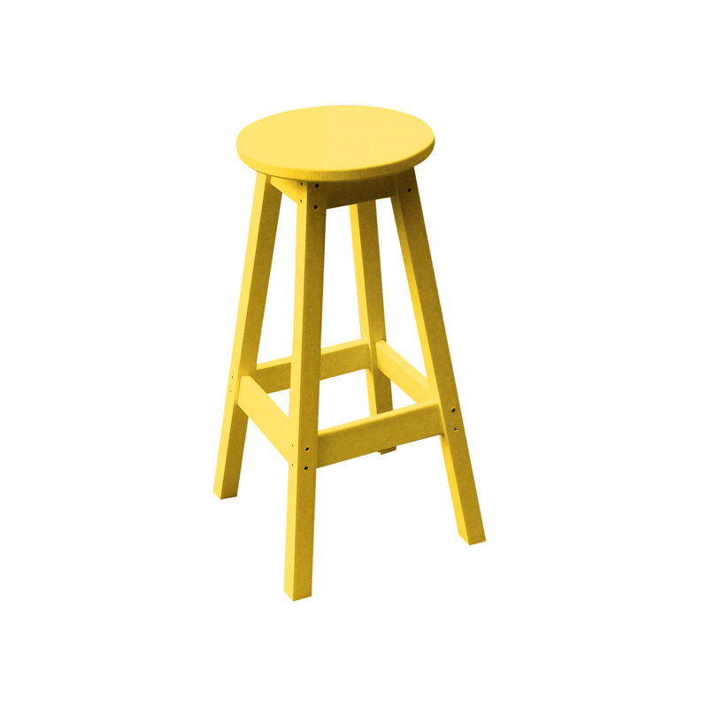 Tabouret de bar Nettie, Jaune citron