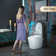 Lyon ADA Smart Bidet Toilet with Auto Open & Close, Foot Sensor,Clean Foam Dispenser&MaP Flushing 1000G