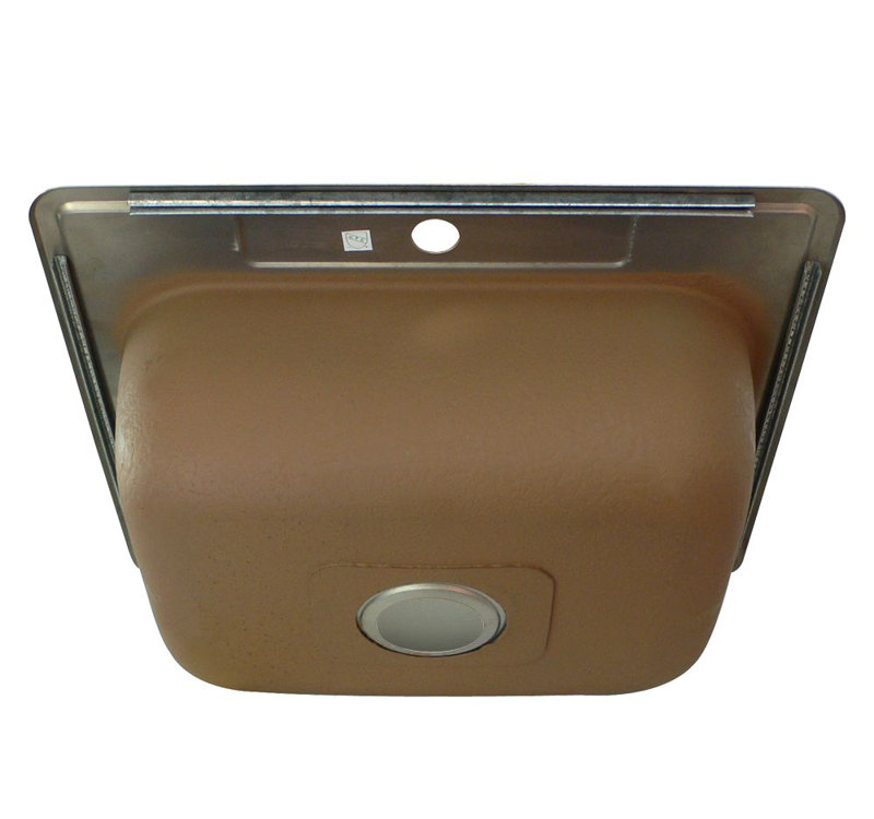 Classic 25'' L Single Bowl Stainless Steel Kitchen Sink, 1-Hole
