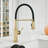 Empressa Semi-Pro Pull-Down Dual-Spray Kitchen Faucet-66477623