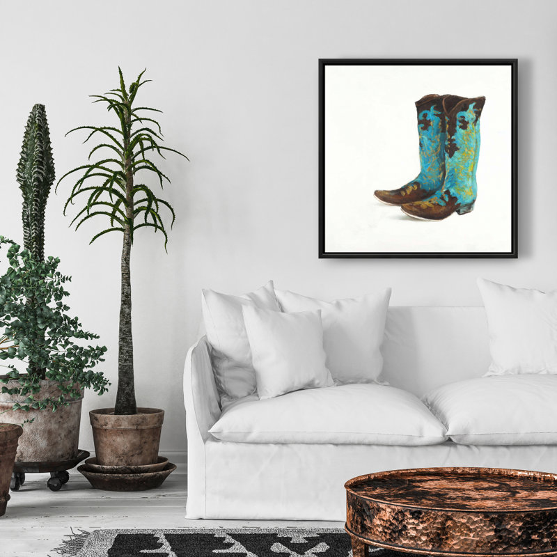 " Blue Cowboy Boots "