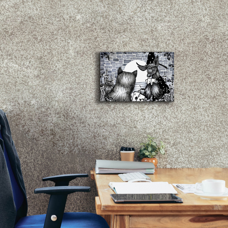 «Matched Set» par Avery Multers, art mural sur toile, H 12 po x l 18 po x P 0,75 po