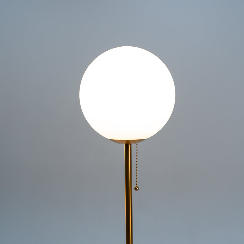 Yiru 65'' Polished Torchiere Floor Lamp