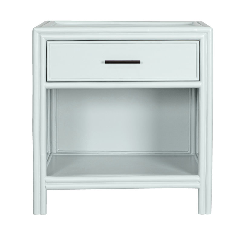 Clara Collection 1 - Drawer Nightstand, Light Blue