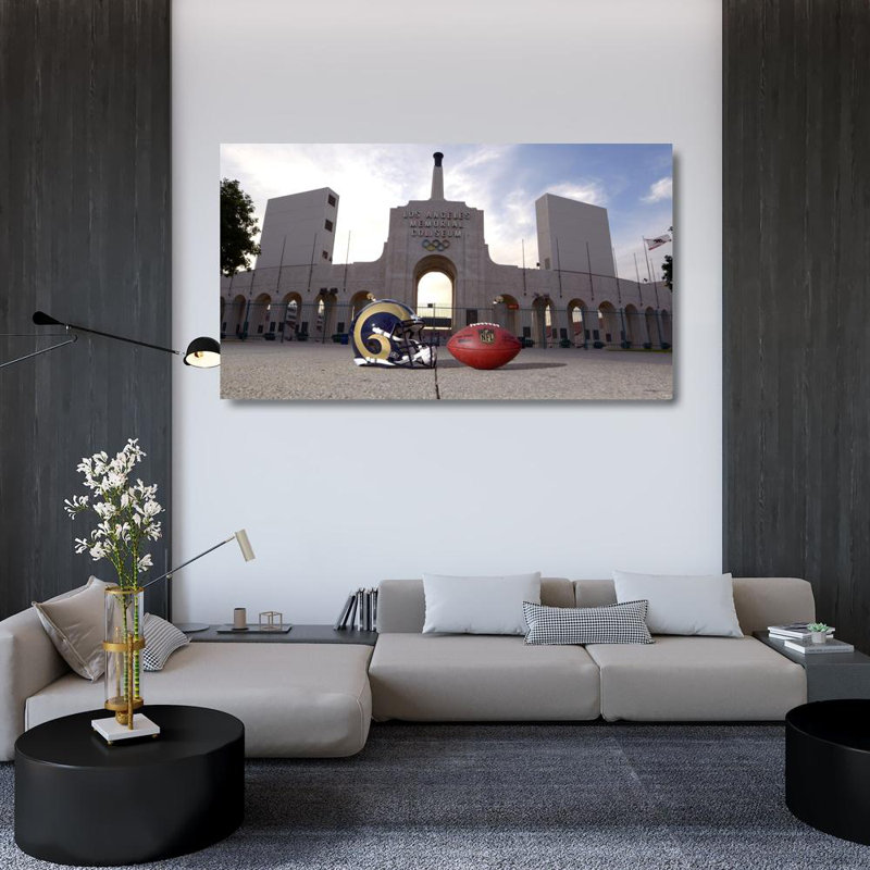 Los Angeles Memorial Coliseum, H 27 po x l 48 po