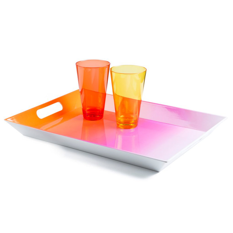 French Bull Melamine Tray, Pink