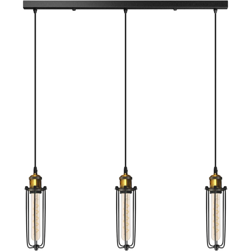 Antanasia 3 - Light Caged Pendant, Black