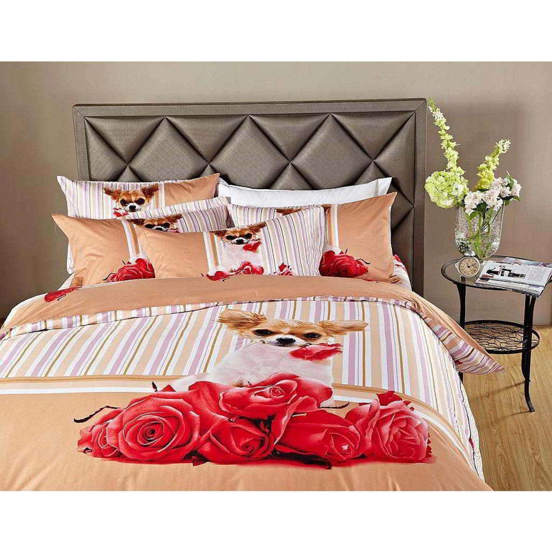 Ensemble de housse de couette Cutie Pie, Housse de couette pour grand lit et 5 pièces supp