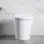 Toilette intelligente, bidet, ouverture / fermeture automatique, chasse d'eau automatique, siège chauffant, lavage à bulles, modes de lavage multiples, nuit, affichage numérique, capteur à pédale, batterie de secours, autonettoyant de la buse, pré-nettoyage