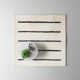 Mayer Striped Hand Knotted Wool Ivory/Black Area Rug
