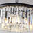 Geboe 6 - Light Crystal Dimmable Drum Chandelier-965893632