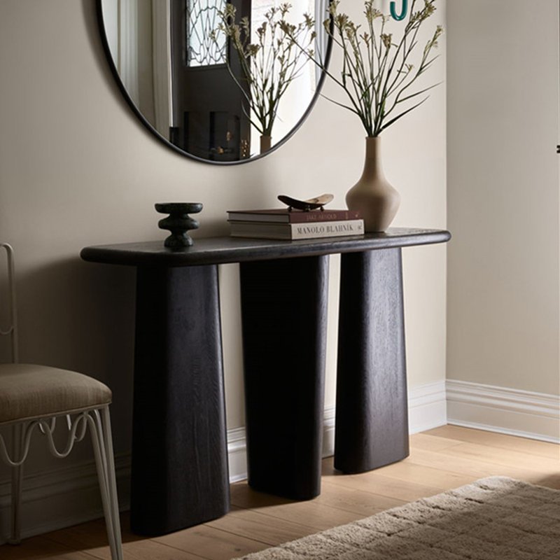 Console American Country, H 30,7 po x l 70,9 po x P 16,9, Noir