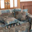 Housse de coussin 1 pièce en patchwork bleu 20 po x 20 po, housse de coussin décoratif avec pampilles pour canapé, canapé, salon, chambre à coucher