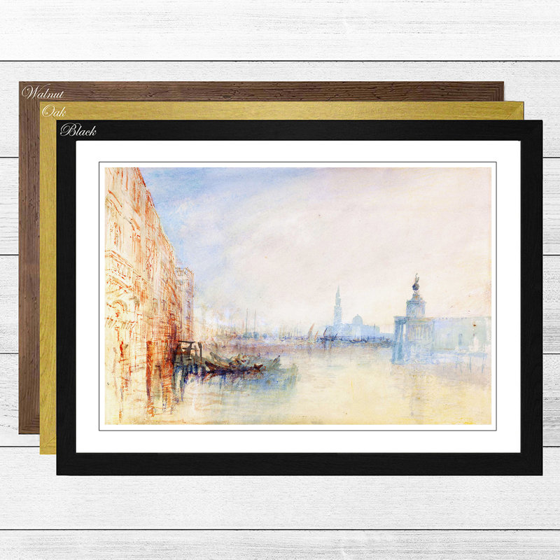 J.M.W. Turner - Single Picture Frame Painting, Walnut
