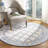 Roseta Hand Hooked Wool Pile Geometric Rug-22210893