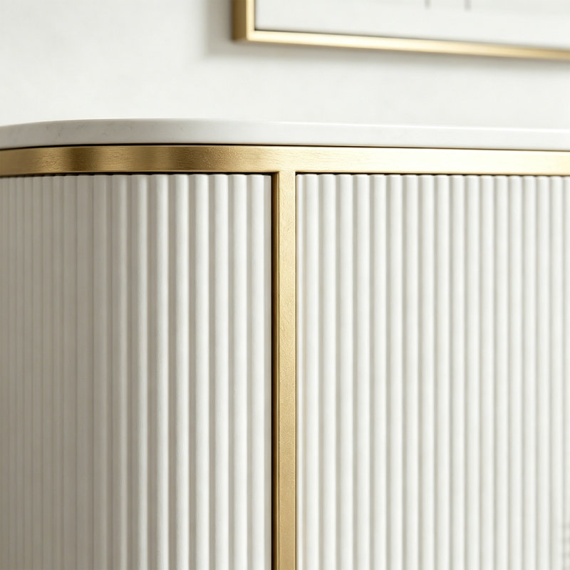 Buffet de 47,2 po de largeur Letcher, Crème