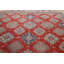 Tapis rouge / bleu / beige en laine noué à la main de conception unique 12 pi x 17 pi 2 po New Age