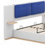 Lit plateforme tapissier avec panneau, coins arrondis doux anti-collision-120877469-120877471
