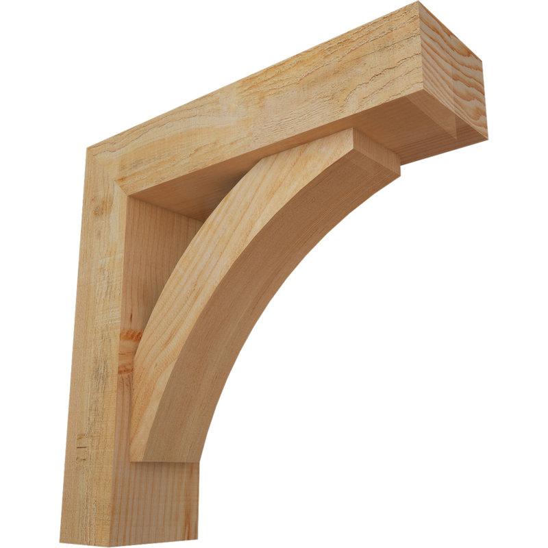 Support de bloc Thorton avec entretoise décalée, 22 X 22, Sapin Douglas de l 6 po (scié brut)