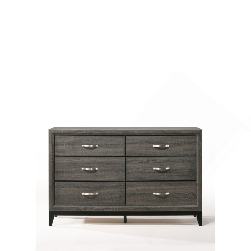 Commode au fini gris patiné