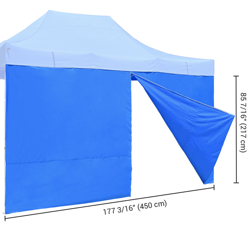 Paroi latérale, Bleu, H 85,43 po x l 177,17 po x P 0,2 po