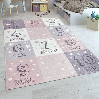 Auden Flatweave Pink Rug