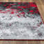 Tapis abstrait rouge / gris-1332098592