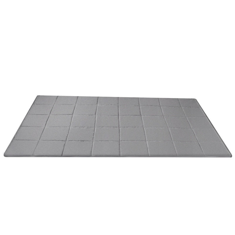 Couverture en coton lestée, gris, 11.8, Simple