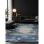 Tapis bleu soyeux et moelleux-1361372171