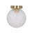 Prismatic 1-Light Flush Mount - Brushed Gold-767213062