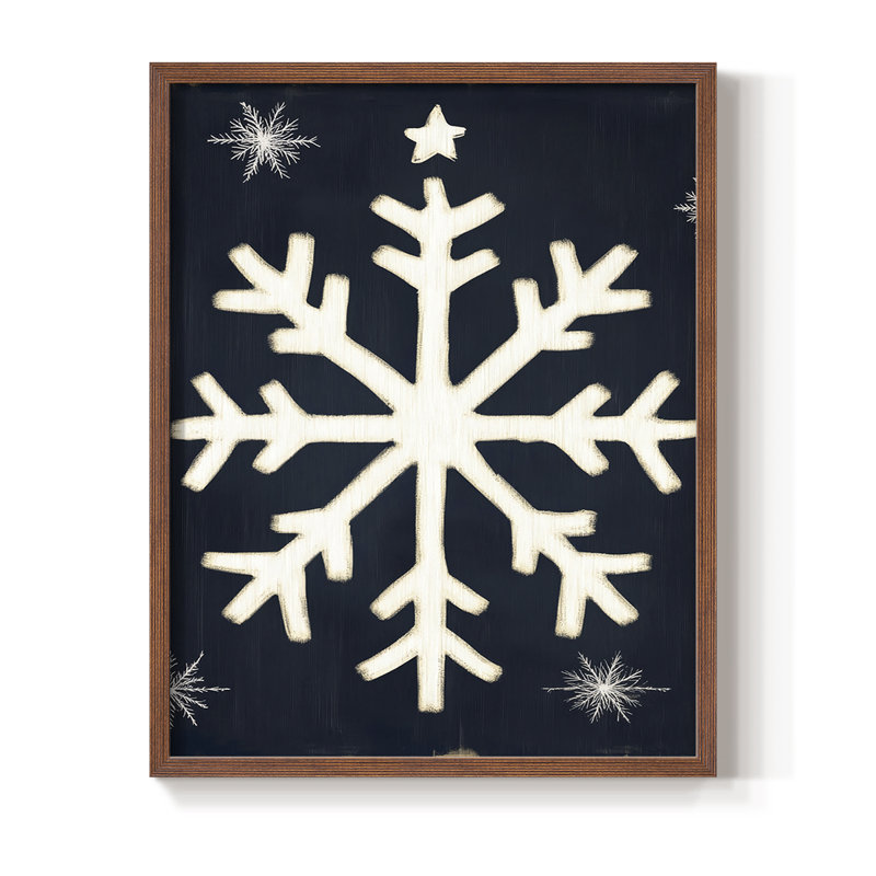 Framed Print - Solid Wood, 11" H x 9" W, Walnut