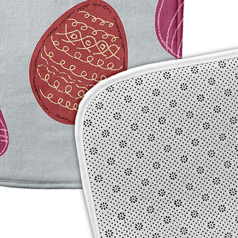 Tapis de bain, L 17 po x L 24 po, Gris