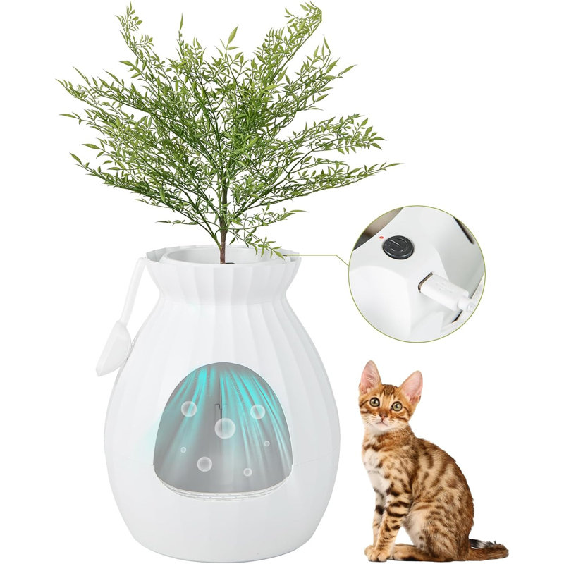 Plastic Litter Box Enclosure with Scoop