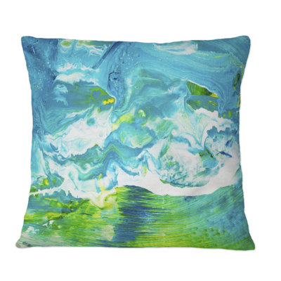 Abstract Throw Pillow