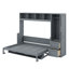 Lit escamotable Murphy avec placard et tiroirs-582528459