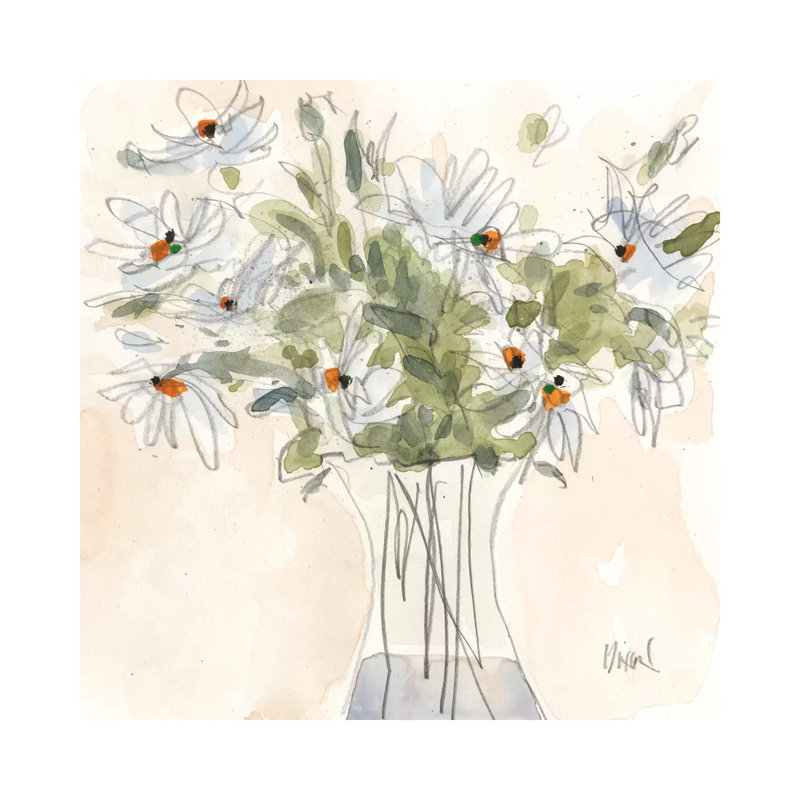 Daisy Just Because II by Samuel Dixon - Wrapped Canvas Gallery-Wrapped Canvas Giclée, 45.72 cm H x 45.72 cm W