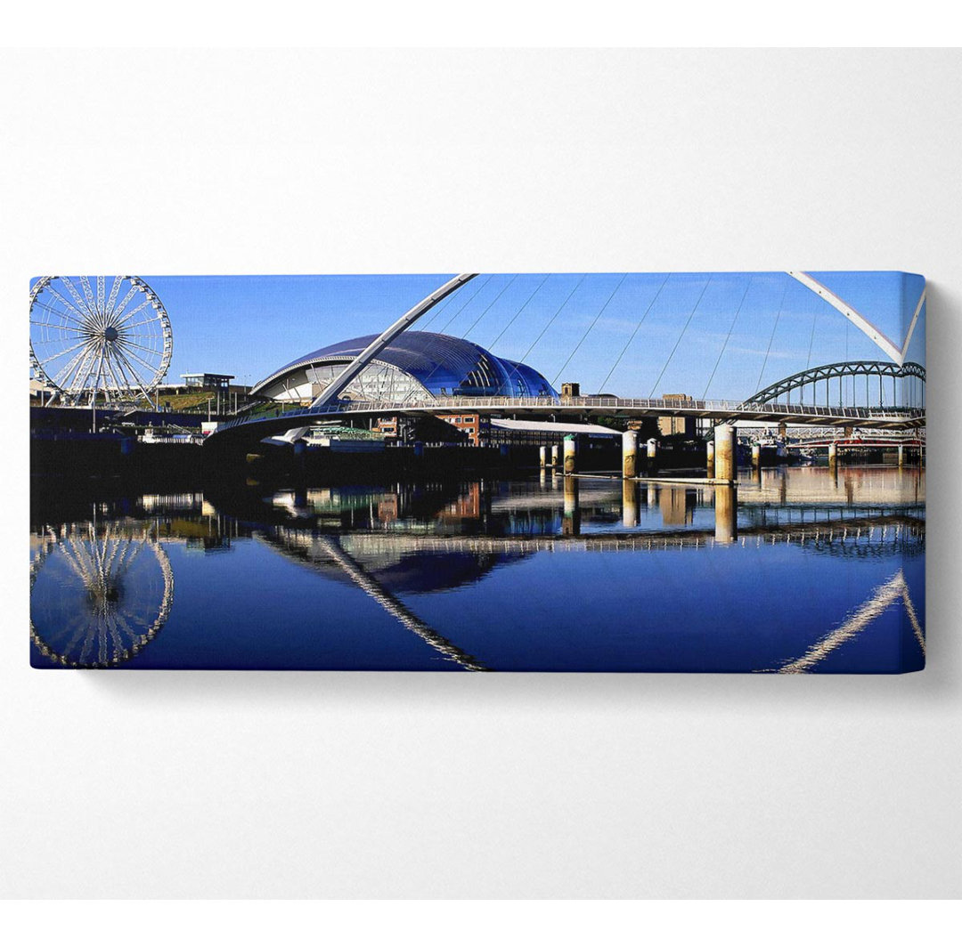 Millennium Bridge Newcastle England - Kunstdrucke auf Leinwand