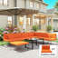 Outdoor Seat Cushion Set-1442363911