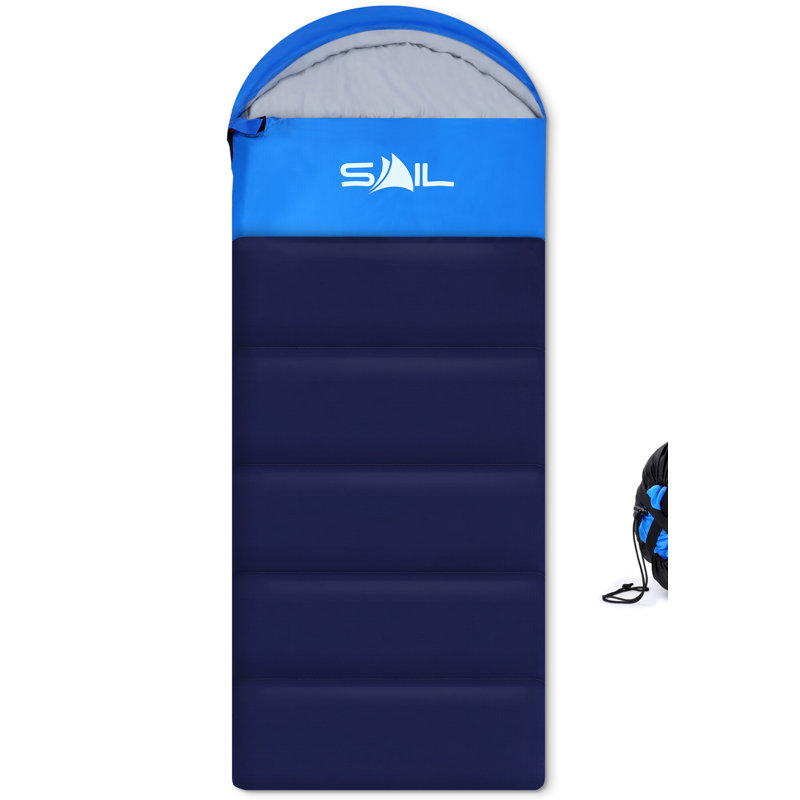 SAIL Sleeping Bag for 3-4 Season (250gsm), Blue