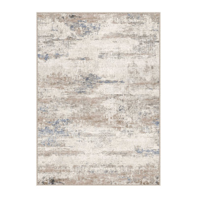 Sarah Modern Abstract Machine Washable Area Rug