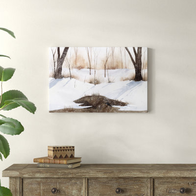 Snowland III 1 Piece Wrapped Canvas Painting